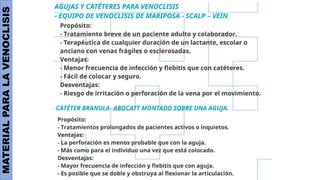 MATERIAL
PARA
LA
VENOCLISIS
 