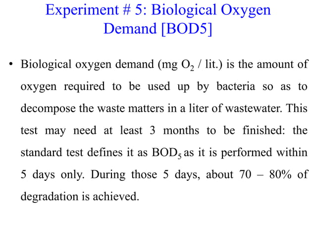 Exp. 4 & 5 COD and BOD..pptx