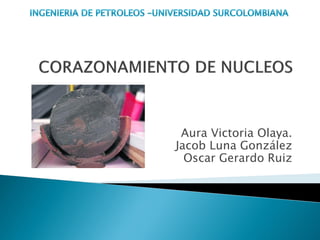 Aura Victoria Olaya.
Jacob Luna González
Oscar Gerardo Ruiz
 