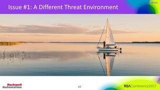 #RSAC
Issue	#1:	A	Different	Threat	Environment
27
 