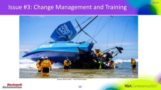 #RSAC
Issue	#3:	Change	Management	and	Training
Source:	Brian	Carlin	– Team	Vestas Wind
29
 
