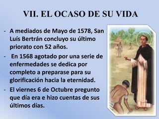 En 1562 fue enviado a América. En Colombia se dedicó a la catequización, a bautizar y a levantar iglesias. Su celo y su caridad le ganó el afecto de los indígenas, que acudían a él de todas partes y lo acompañaban constantemente. 