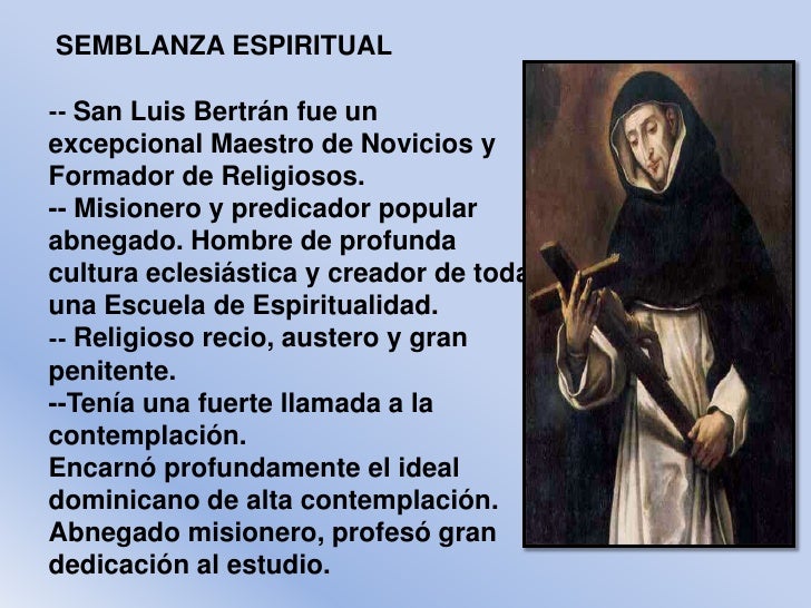oracion de san luis beltran San Luis Beltran