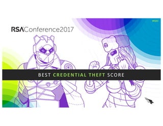 #RSAC
BEST	CREDENTIAL	THEFT SCORE
 