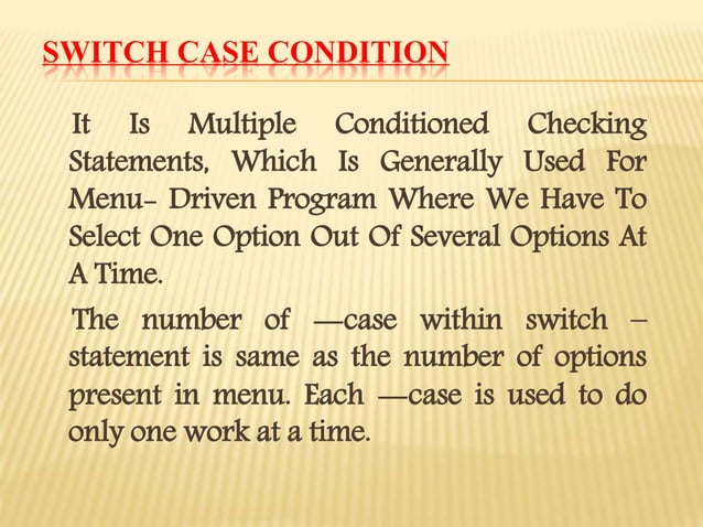 Conditional Statement in C Language | PPTX | Programming Languages ...