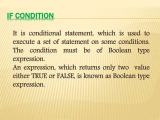 Conditional Statement in C Language | PPTX | Programming Languages ...