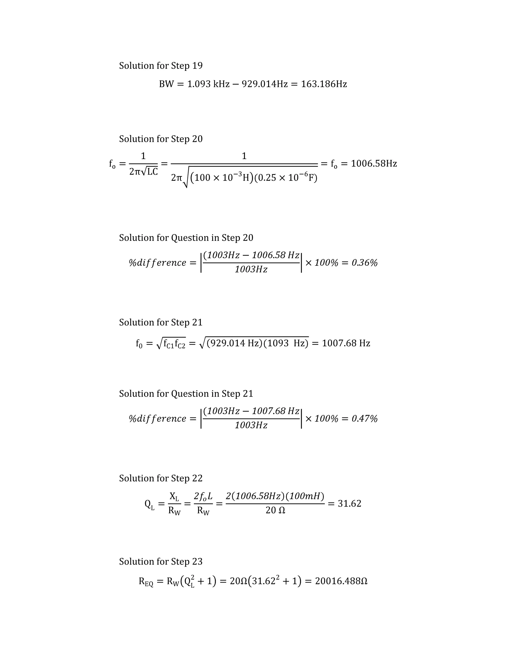 Solution for Step 19




Solution for Step 20




Solution for Question in Step 20




Solution for Step 21




Solution for Question in Step 21




Solution for Step 22




Solution for Step 23
 