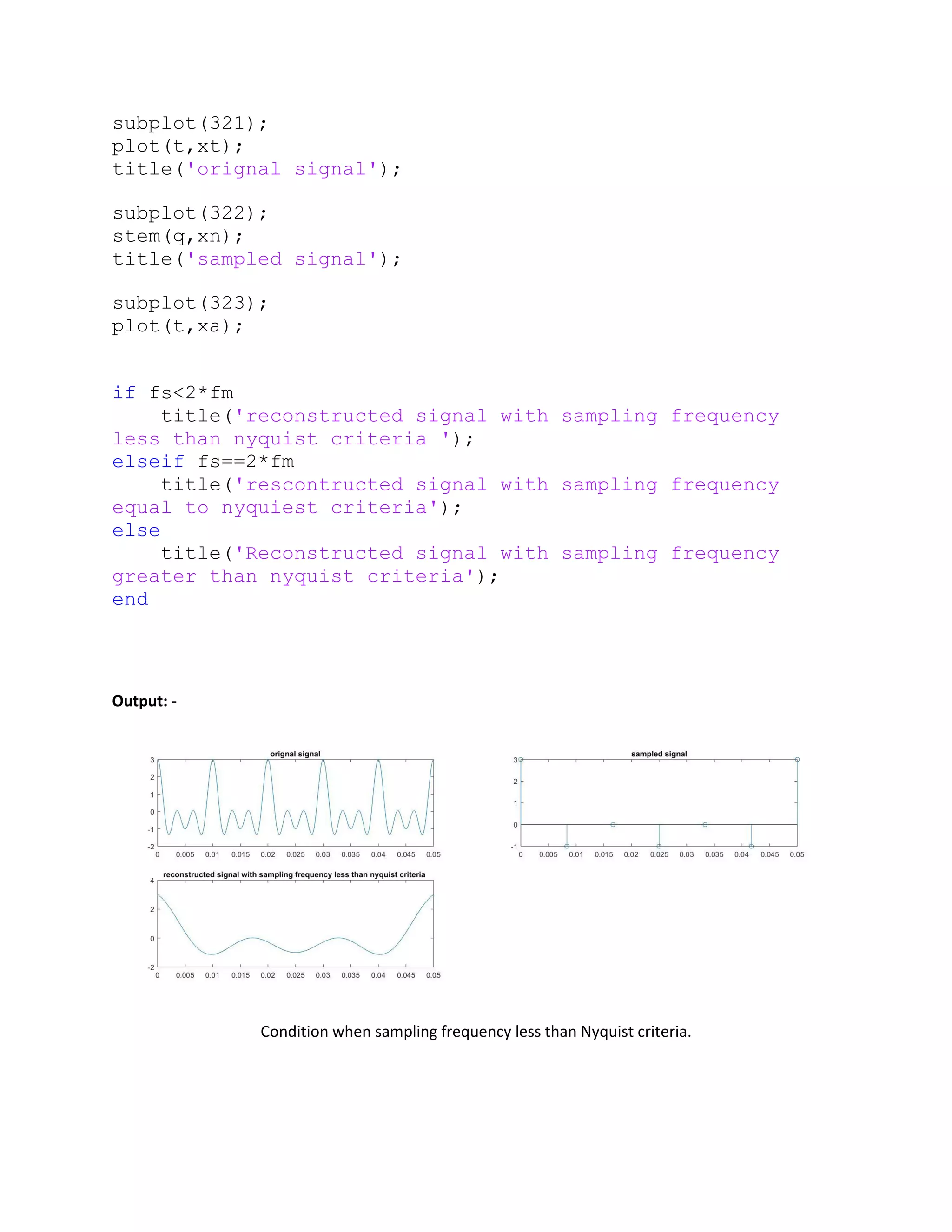 Sampling Theorem (System and signals) | PDF