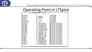 Operating Point in LTSpice
 