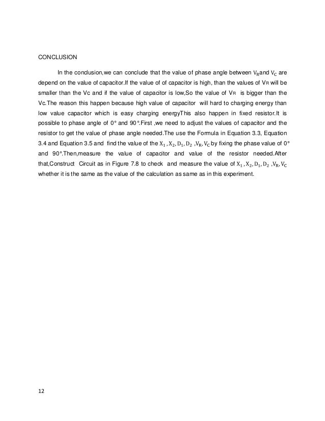 SERIES RESISTOR-CAPASITOR CIRCUIT experiment 7