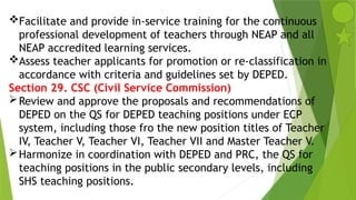 Expanded Career Progression System for Public School Teachers (DYSSA ...