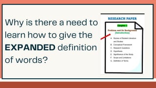 EXPANDED DEFINITIONS.pdf. powerpointpresentationp | PDF