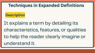 EXPANDED DEFINITIONS.pdf. powerpointpresentationp | PDF