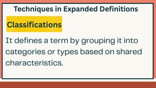 EXPANDED DEFINITIONS.pdf. powerpointpresentationp | PDF