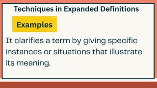 EXPANDED DEFINITIONS.pdf. powerpointpresentationp | PDF
