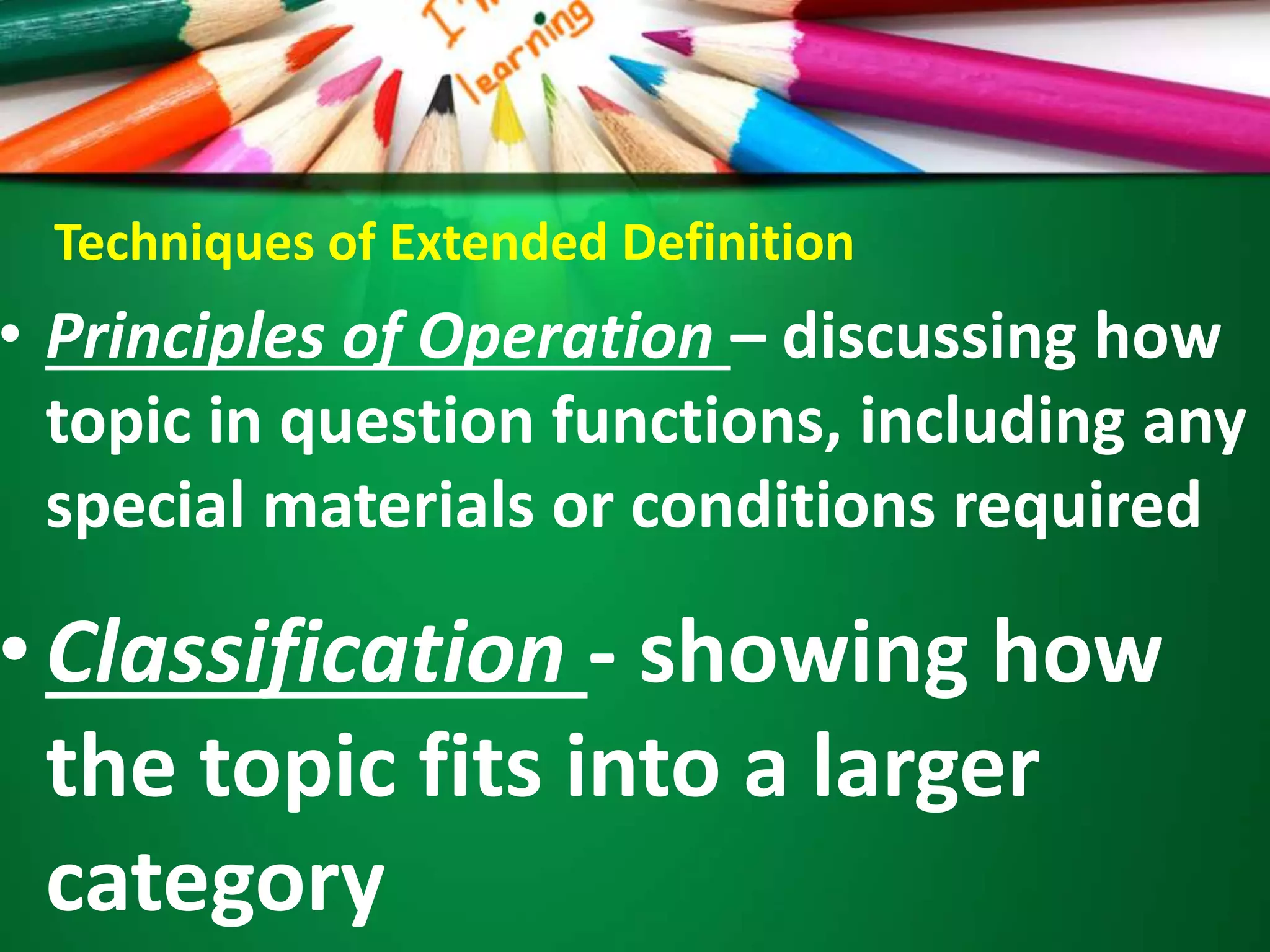 Expanded Definitions of Words PPT Expanded Definitions of Words PPT