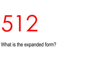 Expanded Form | PPTX