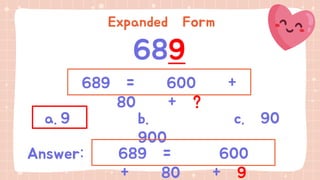Math Expanded form | PPTX