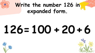 expanded form for grade 2 powerpoint-lesson | PPTX