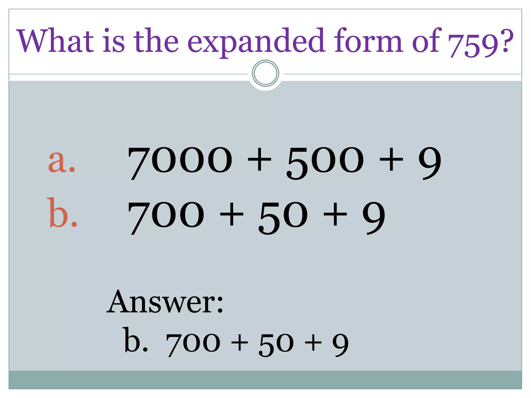 Expanded form and standard form | PPTX