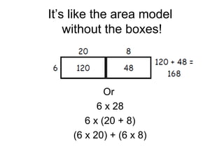 Expanded method distributive property | PPT