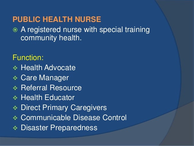 Expanded Role Of Nurses