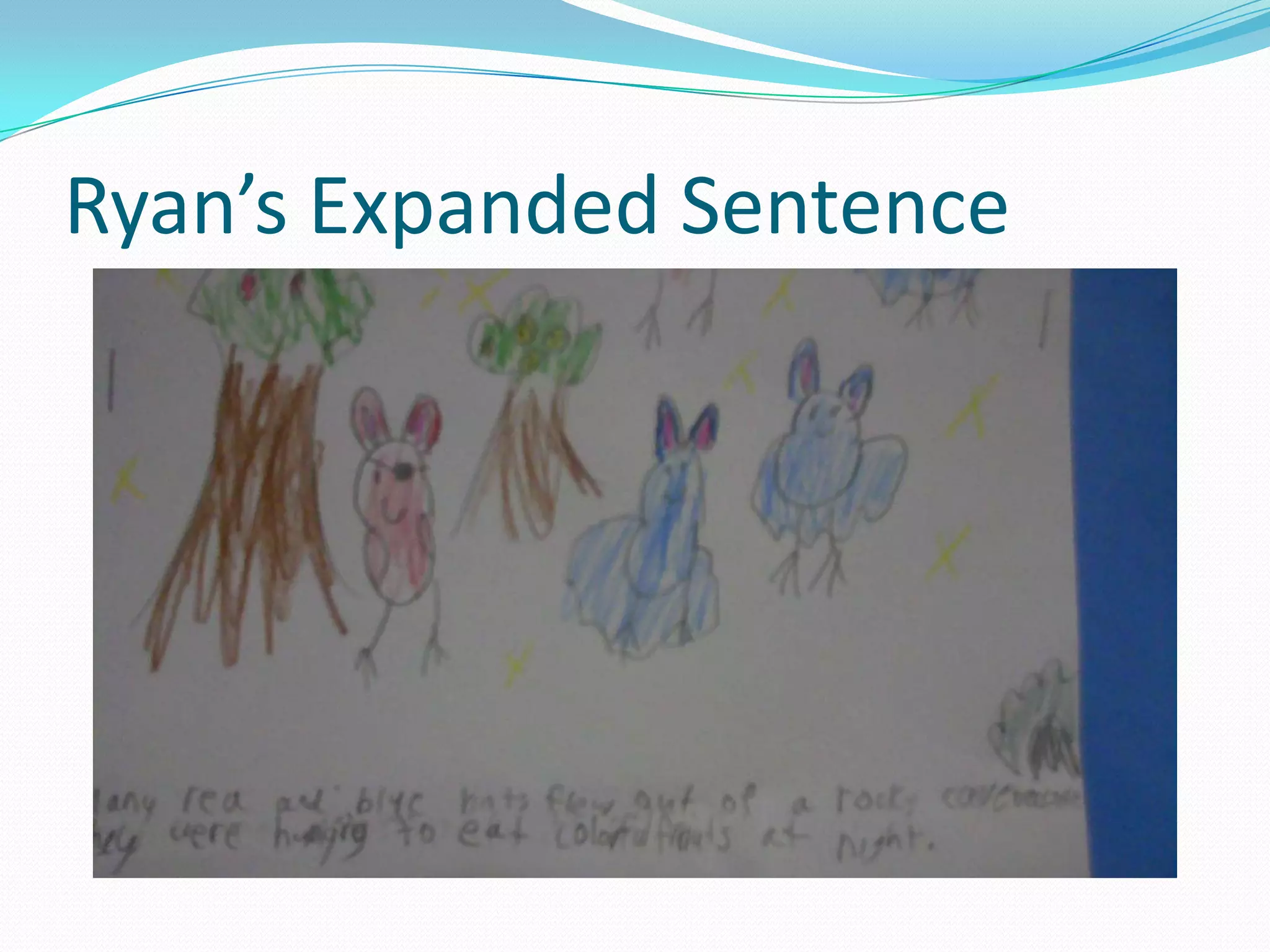 Ryan’s Expanded Sentence