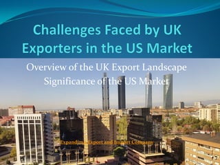 Overview of the UK Export Landscape
Significance of the US Market
Expandimp Export and Import Company
 
