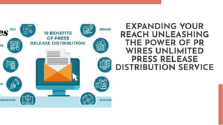 EXPANDING YOUR
REACH UNLEASHING
THE POWER OF PR
WIRES UNLIMITED
PRESS RELEASE
DISTRIBUTION SERVICE
 