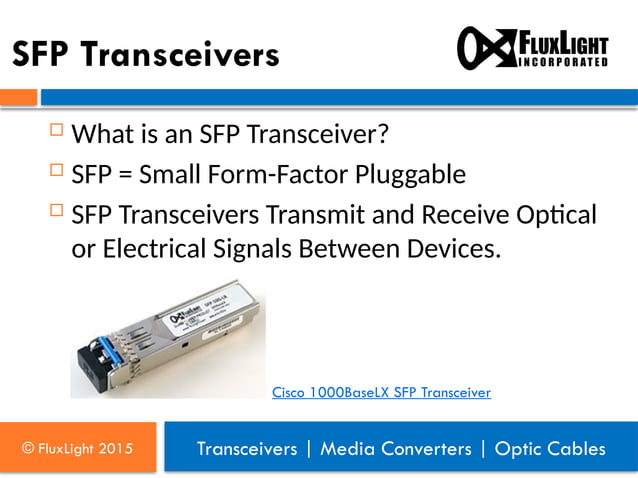 Expanding Fiber Optic Networks with SFP Transceivers PPT Final.pptx