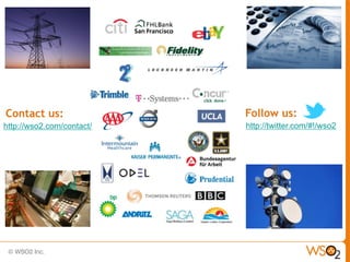 Contact us:                Follow us:
http://wso2.com/contact/   http://twitter.com/#!/wso2
 