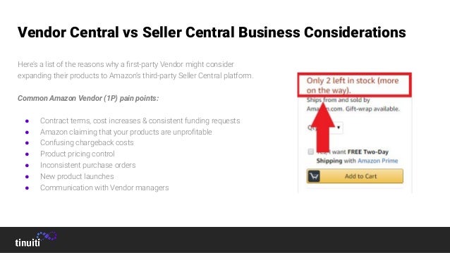 Expanding Onto Seller Central How Why Amazon Vendors Are Building