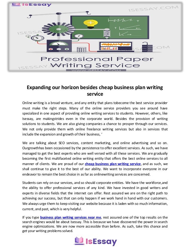 cheap business plan writing service