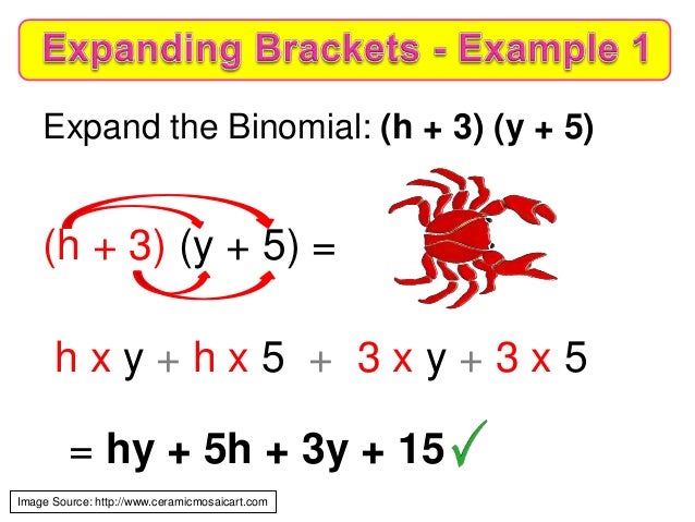 Expanding Binomial Brackets