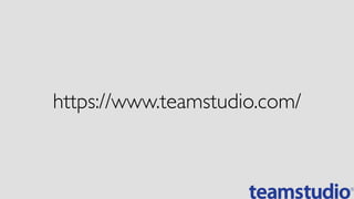 https://www.teamstudio.com/
 