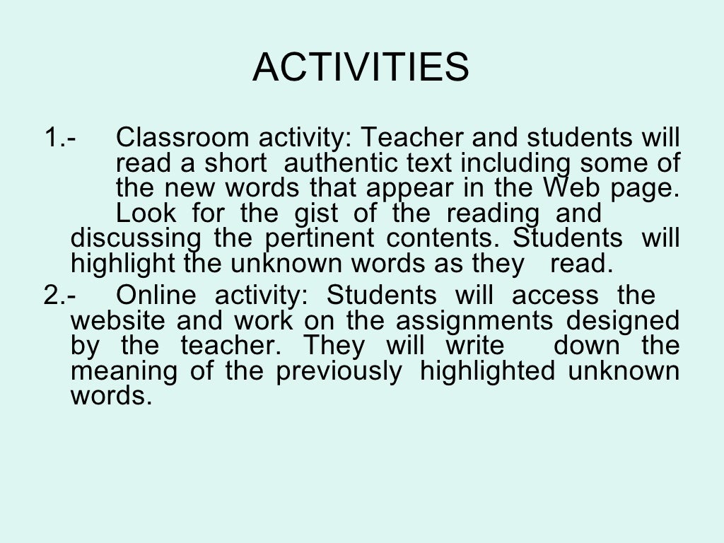 Expanding Your Vocabulary