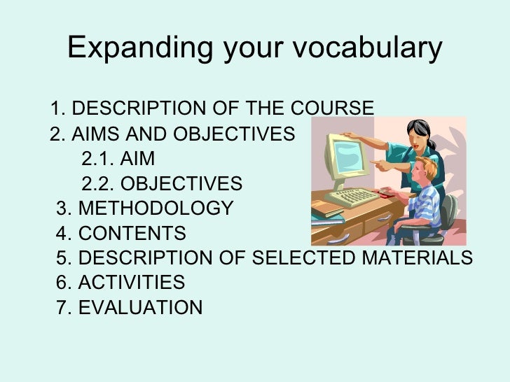 Expanding Your Vocabulary