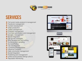 Expand YOUR Brand Consulting Capabilities