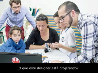 O que este designer está projetando?
 