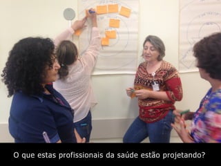 O que estas profissionais da saúde estão projetando?
 