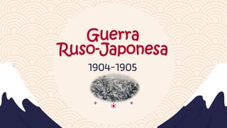 Guerra
Ruso-Japonesa
1904-1905
 