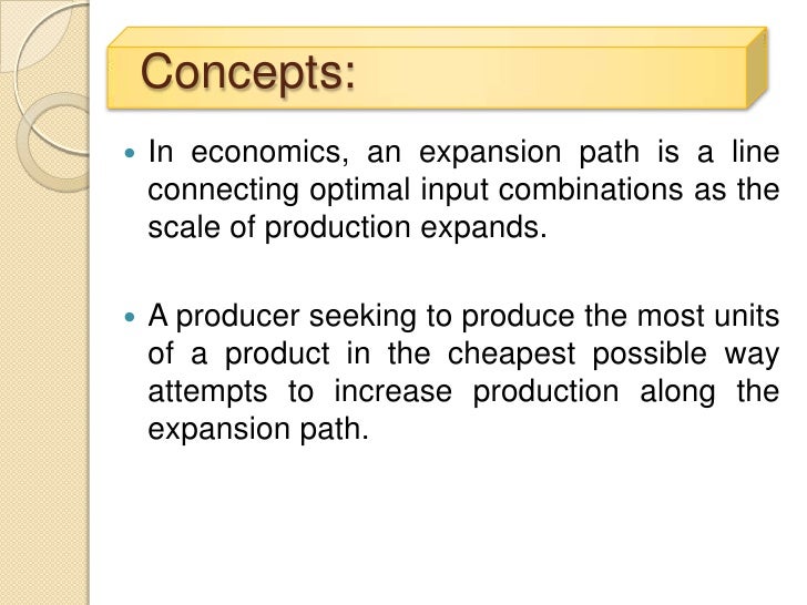 Expansion path