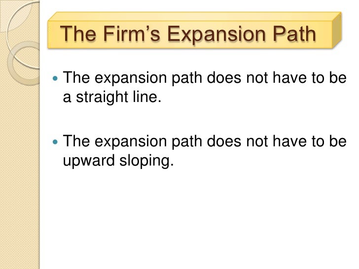 Expansion path