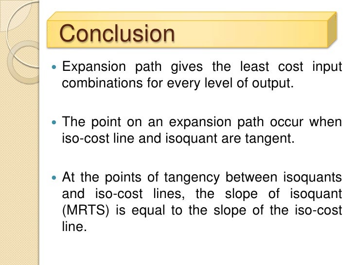Expansion path