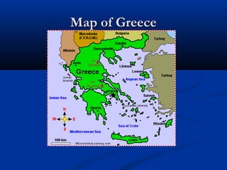 Map of Greece
 