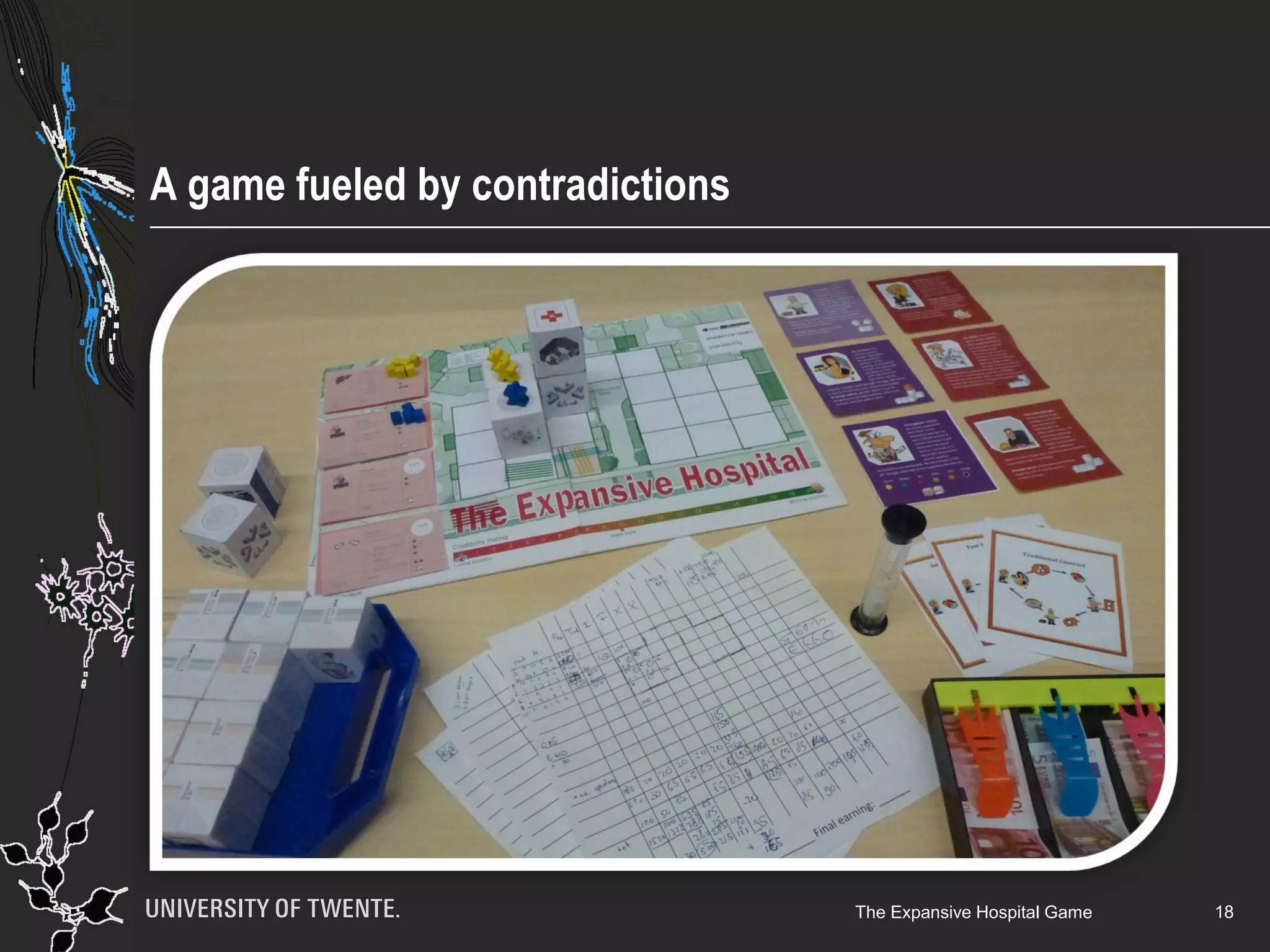 A game fueled by contradictions
18The Expansive Hospital Game
 