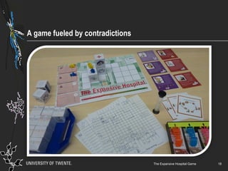 A game fueled by contradictions
18The Expansive Hospital Game
 
