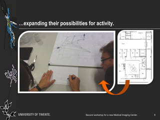 …expanding their possibilities for activity.
6Second workshop for a new Medical Imaging Center.
 