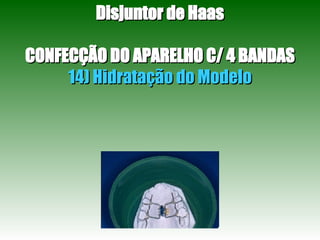 Disjuntor de Haas CONFECÇÃO DO APARELHO C/ 4 BANDAS 14) Hidratação do Modelo 