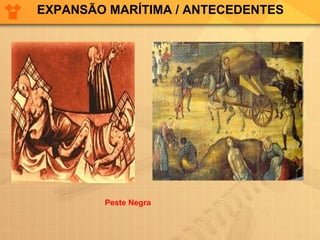 EXPANSÃO MARÍTIMA / ANTECEDENTES Peste Negra 